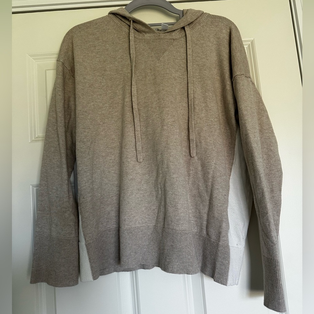 Knit Hooded Sweater Cotton Silk Blend - The White Company - Picture 3 of 10